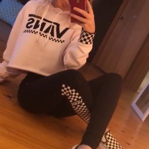 Vans hoodie and leggings